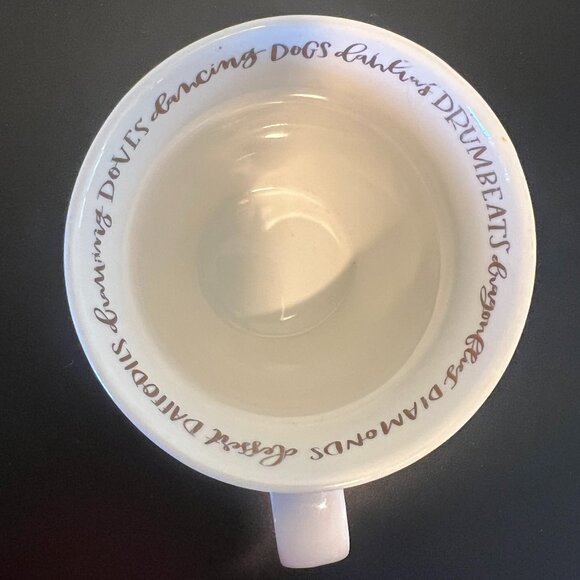 Letter D “All Great Things Begin with the Letter D” Initial Monogram Ceramic Mug - Picture 10 of 14